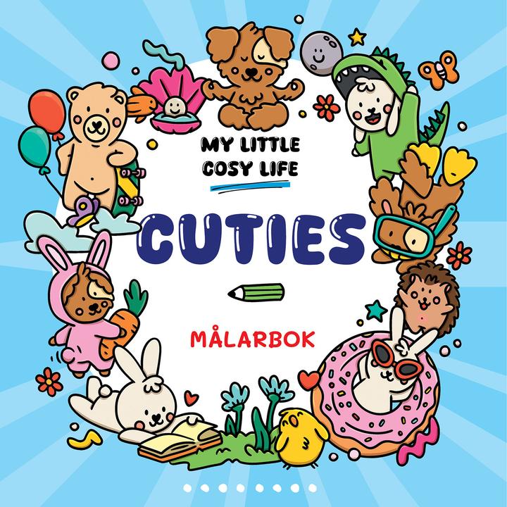 Produktbild Samsonite Målarbok : Cozy Cuties (Blanko)