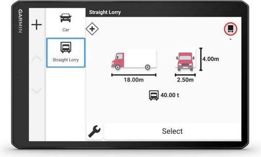 Produktbild Garmin Dezl LGV1020, EU MT-D Truck/LKW Navigation (10.10")