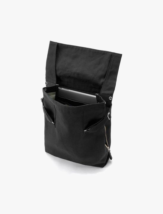 Immagine prodotto Qwstion Flap Tote Medium – All Black - All Black