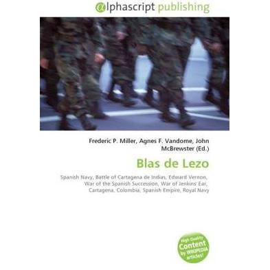 Blas de Lezo, Fachbücher