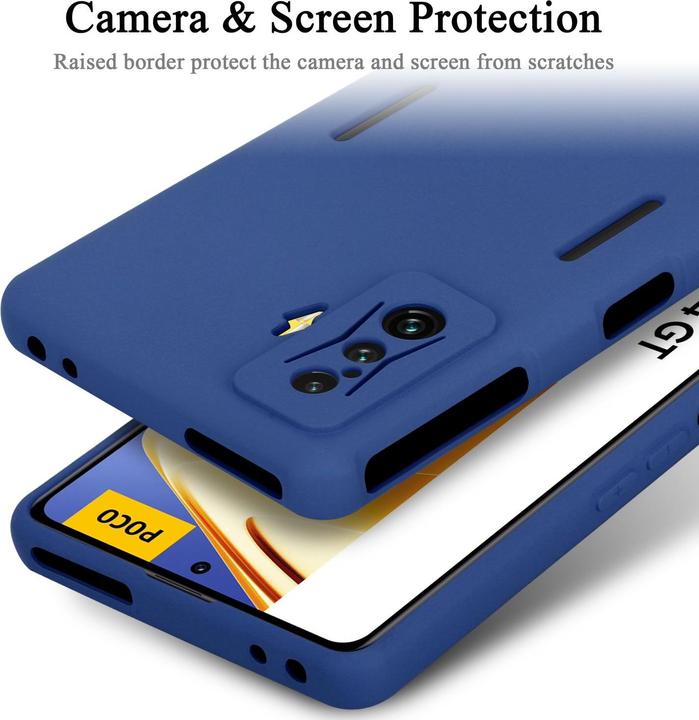 Produktbild Cadorabo Hülle für Xiaomi Poco F4 GT TPU im Liquid Schutz Silikon Design (Xiaomi Poco F4 GT)