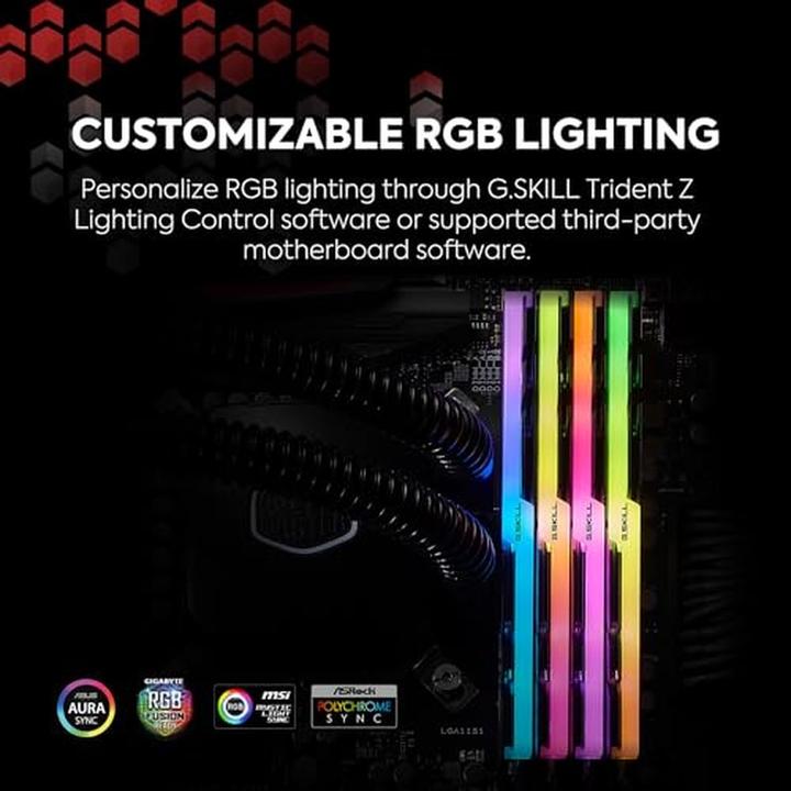 Actual product image G.Skill Trident Z RGB (2 x 16GB, 3600 MHz, DDR4-RAM, DIMM)