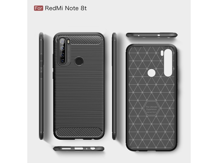 Immagine prodotto Screenguard Xiaomi Redmi Note 8T Cover Carbon Brushed Soft TPU (Xiaomi Redmi Note 8T)