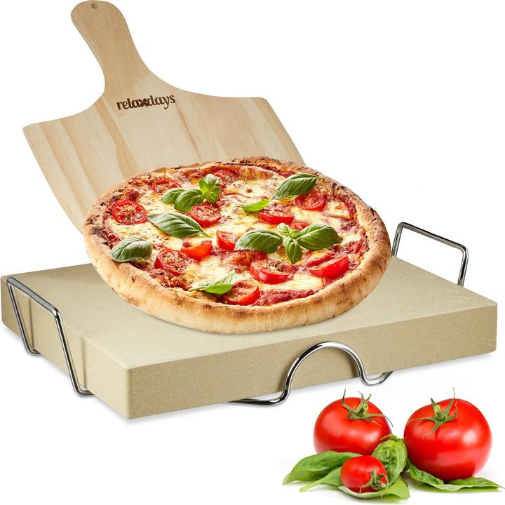 Relaxdays Pizzastein Set