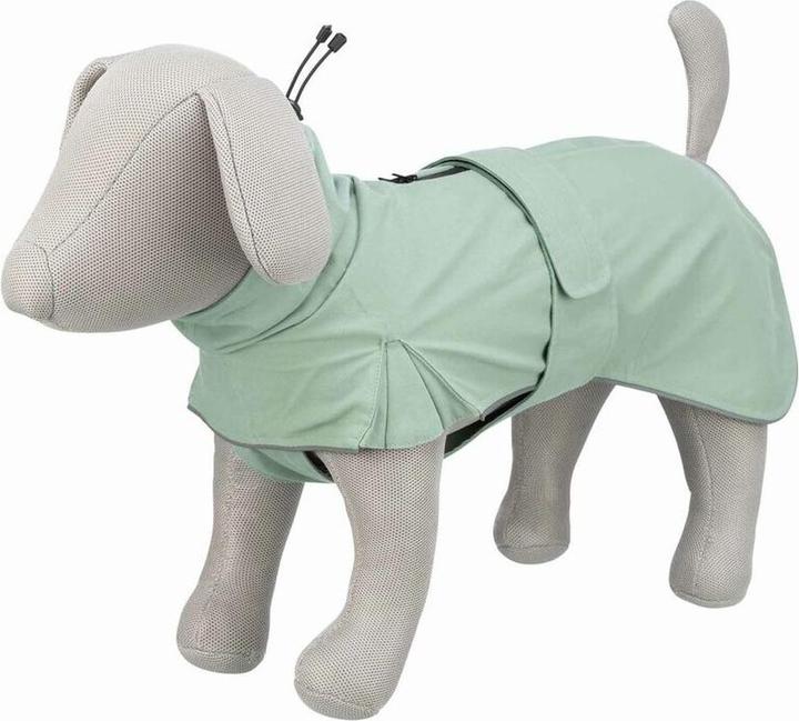 Immagine prodotto Trixie CityStyle Dublin mackintosh, S, 40 cm, salvia (S, Cappotto impermeabile per cani)