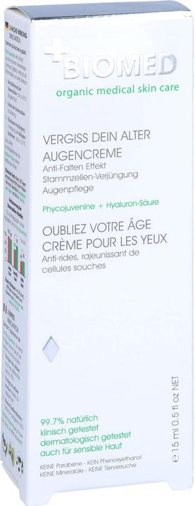 Image du produit Biomed Oubliez votre âge crème pour les yeux crème (Crème, 15 ml)