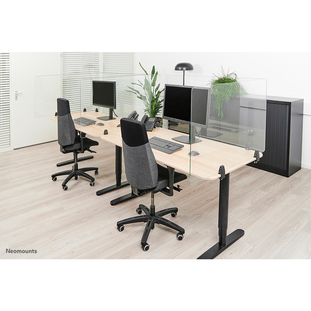 Thumbnail - Neomounts, Schreibtisch Accessoire, Transparenter Schutzschirm - Transparent - 1 Stück(e) - Landschaft - 6 mm - 1580