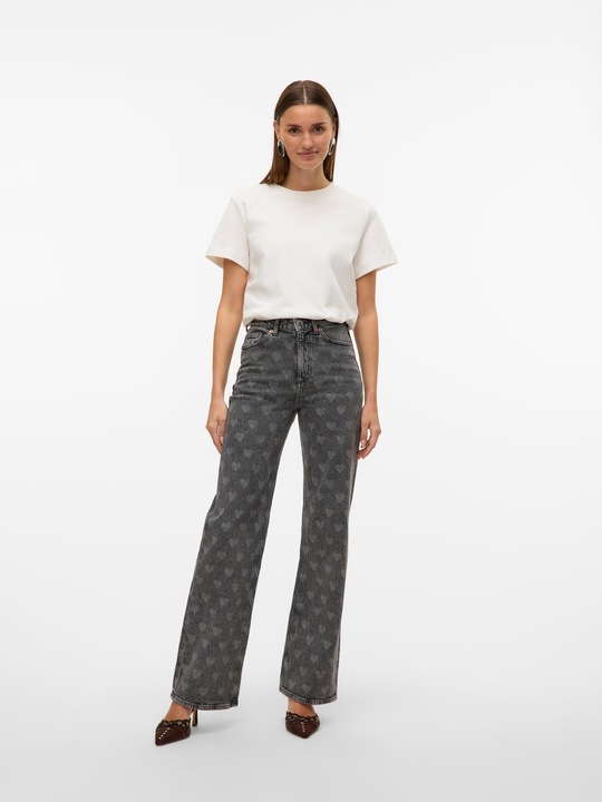 Produktbild Vero Moda VMTESSA Hohe Taille Weiter Beinschnitt Jeans Weit geschnitten (W27/L32)
