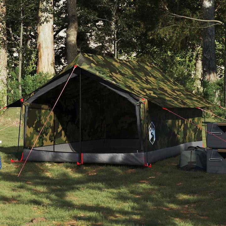 Actual product image VidaXL Camping tent 2 person camouflage pattern waterproof (Dome tent, 2.25 kg, 2 persons)