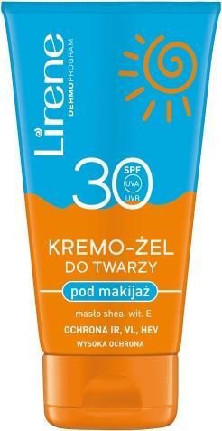 Actual product image Lirene Sun Cream-Makeup Gel Spf30 50ml (Suntan cream, SPF 30, 50 ml)