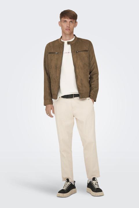 Immagine prodotto Only & Sons Giacca in finto camoscio (XXL)