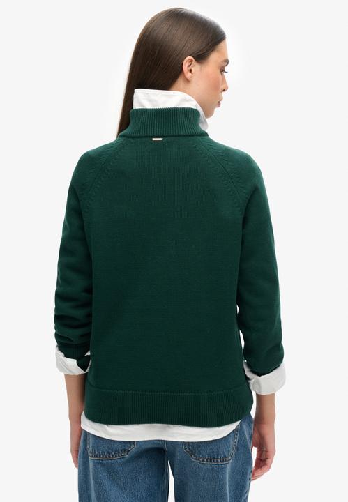 Image du produit Superdry Pull classique à col zippé coton femme (M)