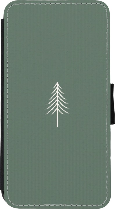 Produktbild PhoneLook Hülle Wallet schwarz Christmas 22 minimalist tree (Apple iPhone XS Max)