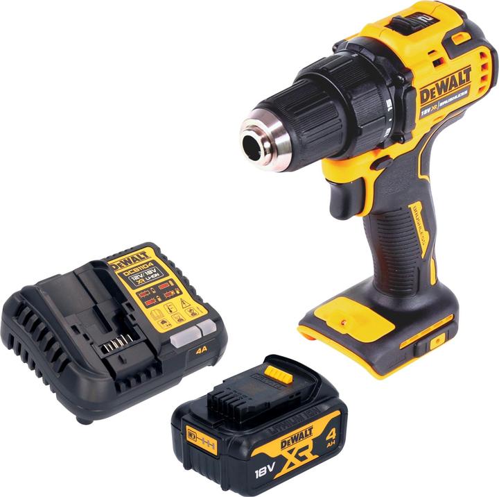 Produktbild DeWalt DCD 708 M1 Akku Bohrschrauber 18 V 65 Nm Brushless + 1x Akku 4,0 Ah + Ladegerät