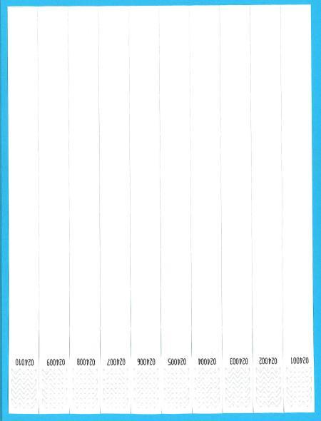 Actual product image FT Kontrollbänder Tyvec (1000 pcs.)