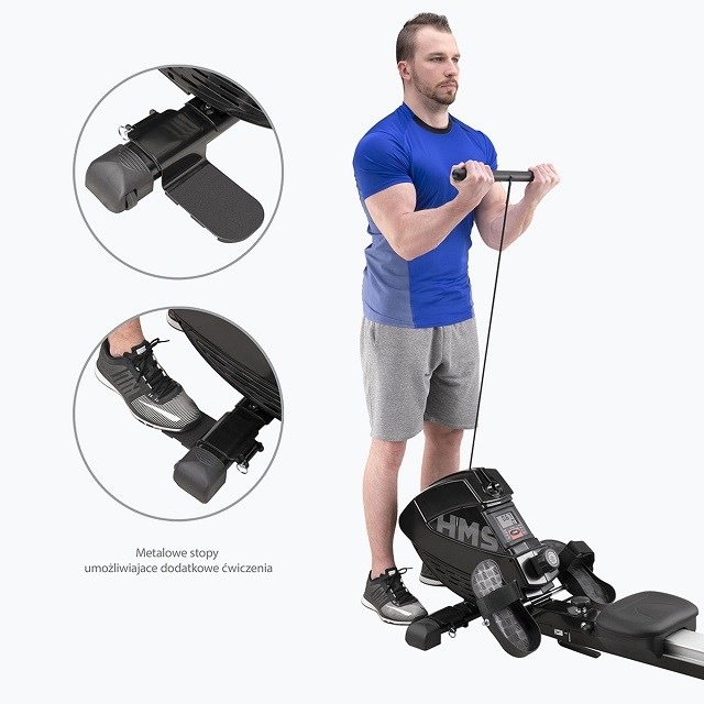 Actual product image HMS Zm1901 Magnetic Rowing Machine