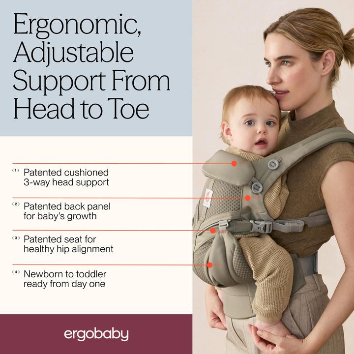 Produktbild Ergobaby Omni Classic Mesh Baby Carrier, light green