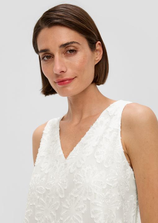 Actual product image s.Oliver Bluse Shirt mit Chiffon-Musterstruktur (34)