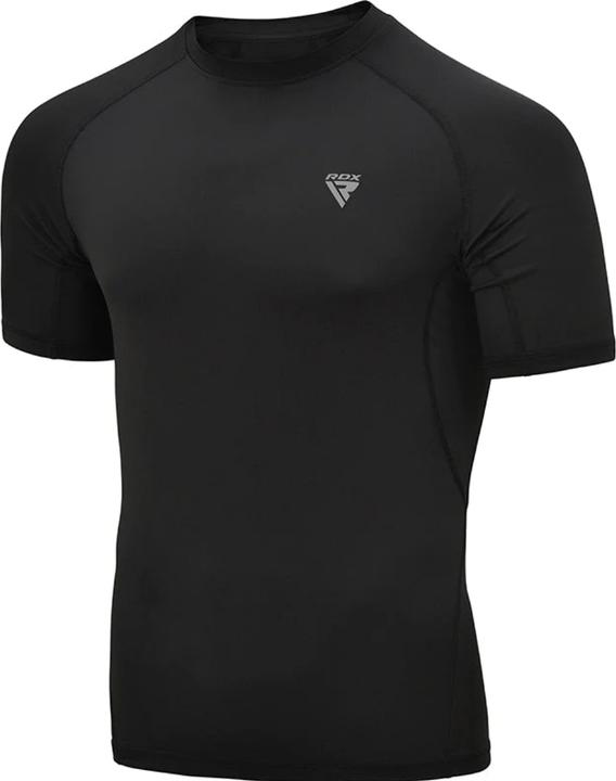 Vêtement T15 Rashguard De Compression Noir Demi-L