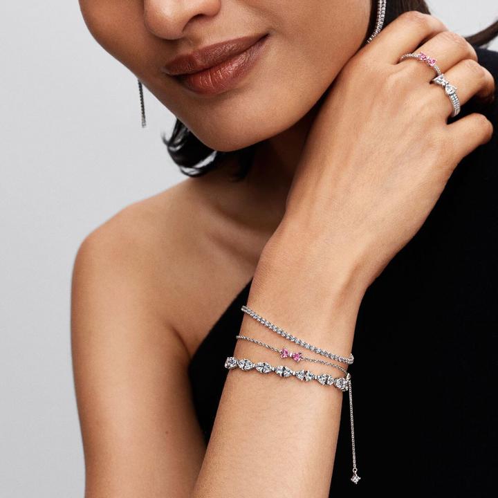 Image du produit Pandora Bracelet de tennis scintillant (16 cm, Argent 925)