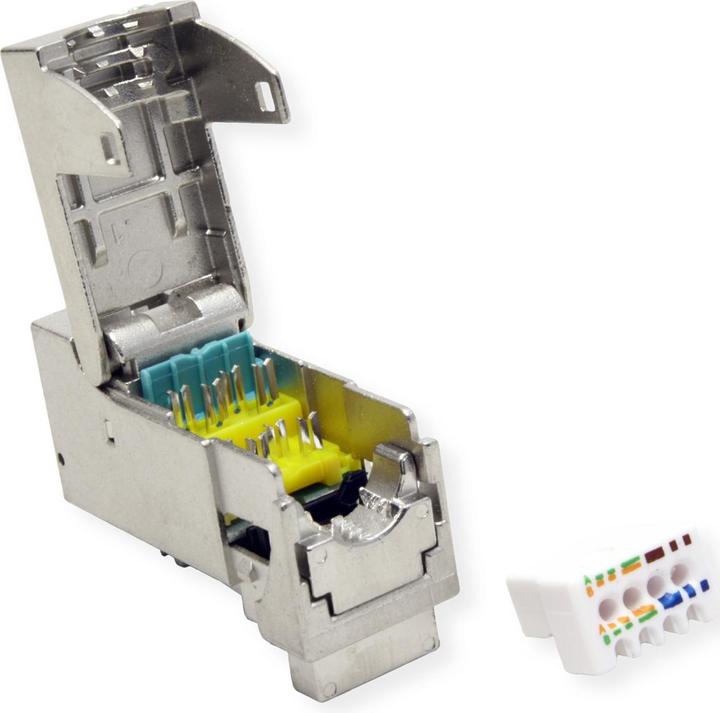 Produktbild Easylan fixLink® SL RJ45 Keystone-ModulKat. 6A ISO/IEC, geschirmt (Keystone Modul)