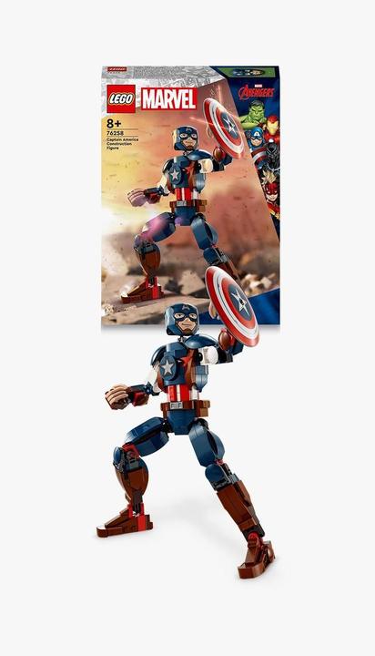 Actual product image LEGO Captain America Building Figure (76258, LEGO Marvel)