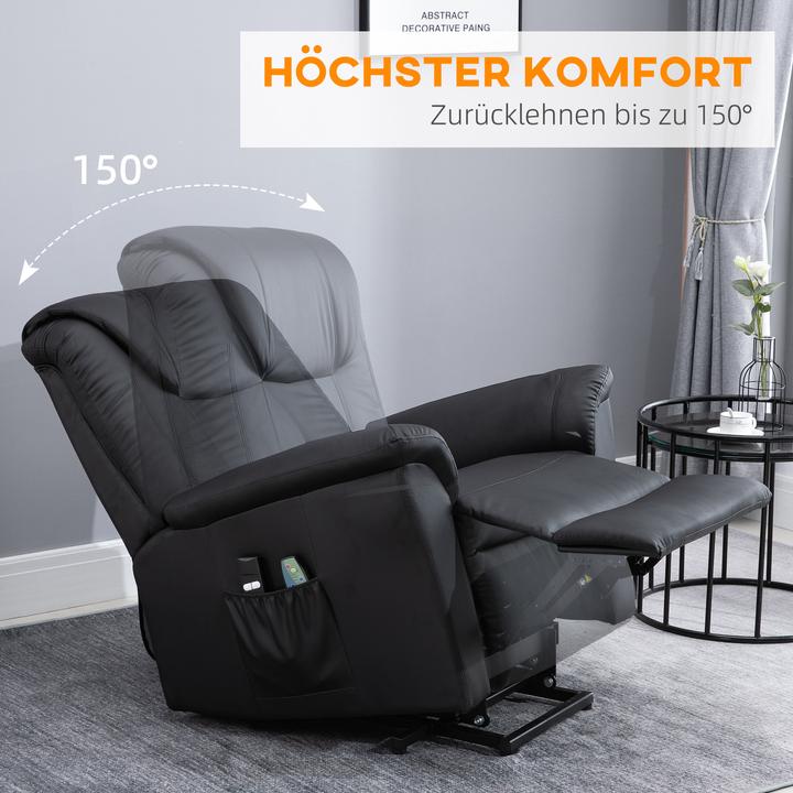 Actual product image Outsunny Massage chair with stand-up aid