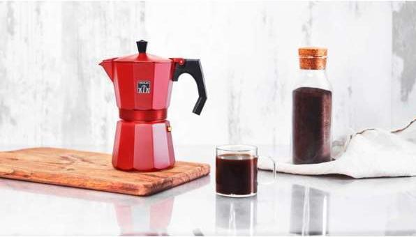 Produktbild Cecotec Mokclassic 900 Red (9 Tassen)