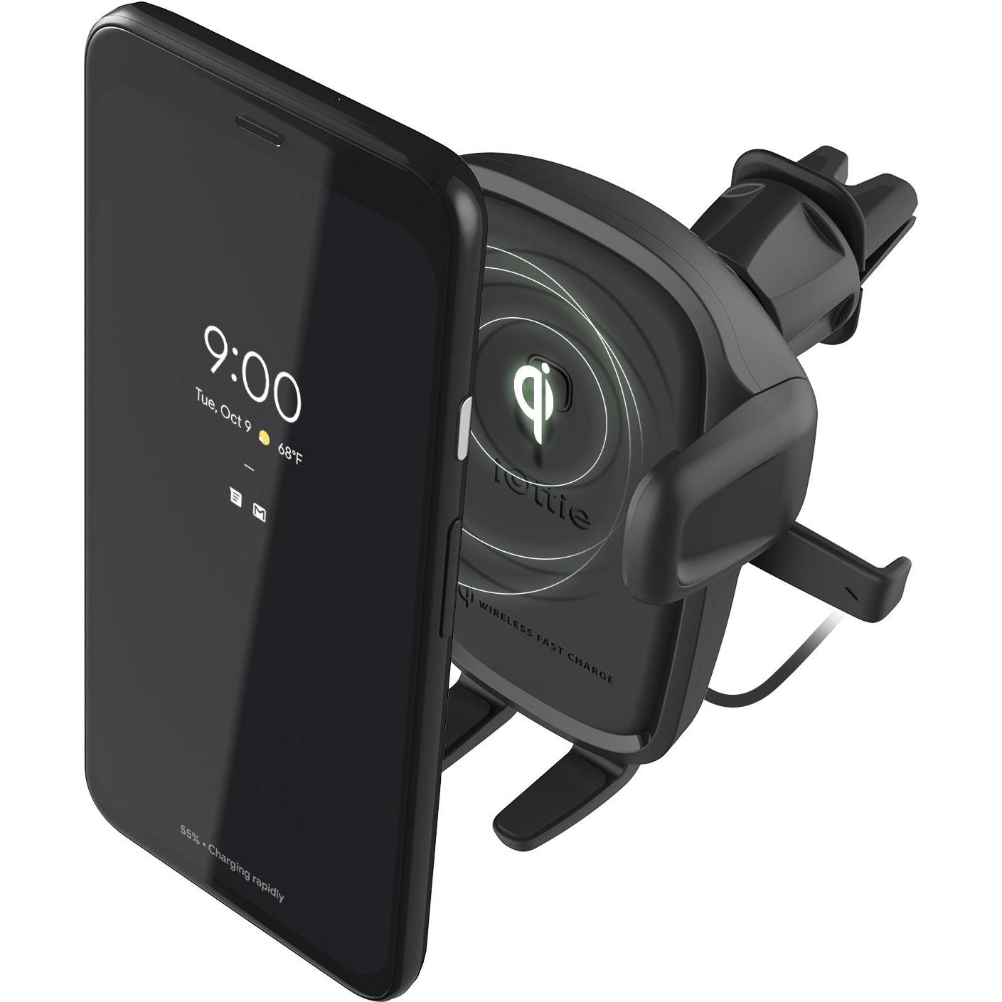 iOttie Halter bis 6 Zoll oder 89mm Maximalbreite HLCRIO143 black, Smartphone Halterung, Schwarz