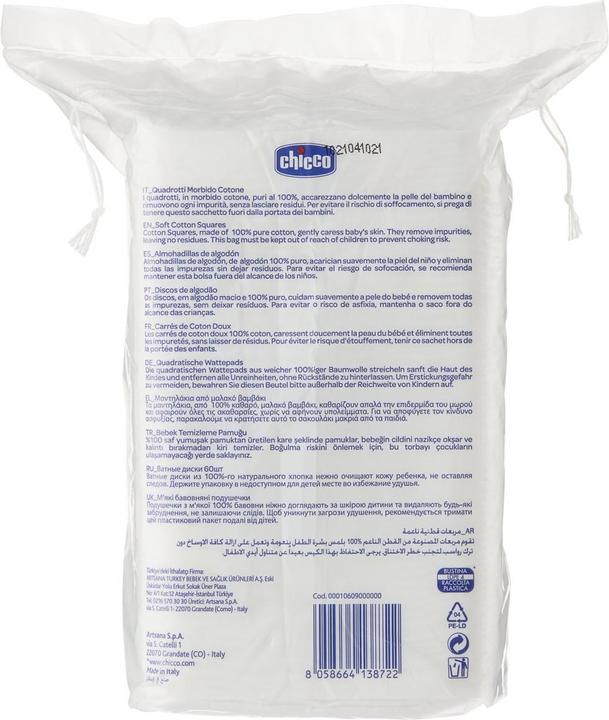 Produktbild Chicco Wattepads (Monatsbox, 60 Stk.)