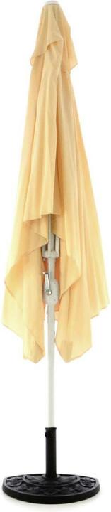 Actual product image VCM Sonnenschirm eckig 2x3m Beige Kurbel Marktschirm Rechteckschirm Sonnenschutz