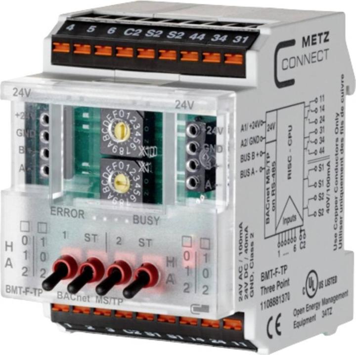 Actual product image Metz Connect Metz 1108881370 BMT-F-TP BACnet MS/TP