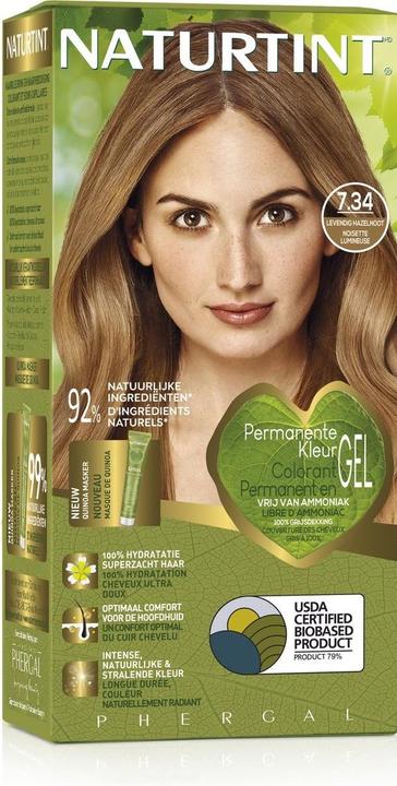 Image du produit Naturtint 7.34 Light Hazelnut Hair Color (7.34 Light Hazelnut)