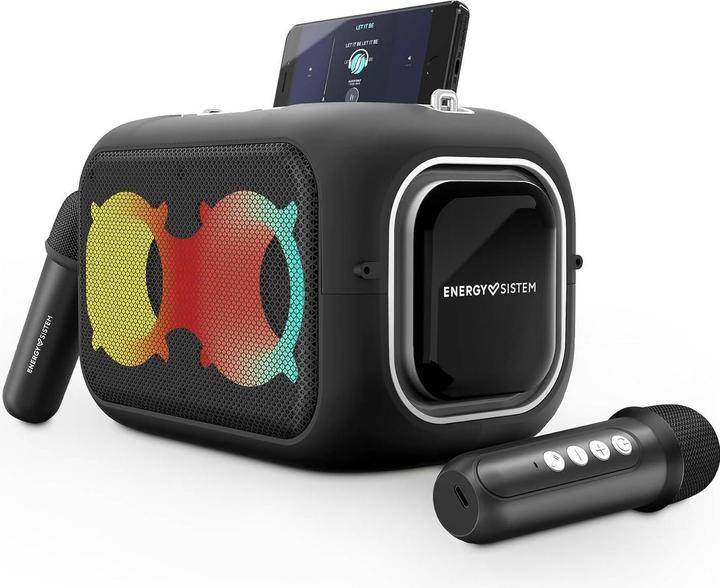 Produktbild Energy Sistem Karaoke Machine | KaraokeStar | 60 W | Bluetooth | Black | 4 Ω | Portable | Wireless connection (8 h)