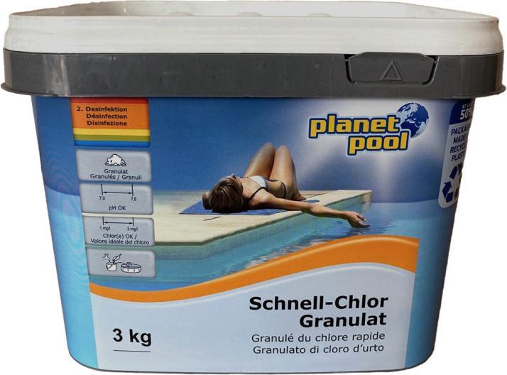 Planet Pool Schnell-Chlor-Granulat (3000 g)