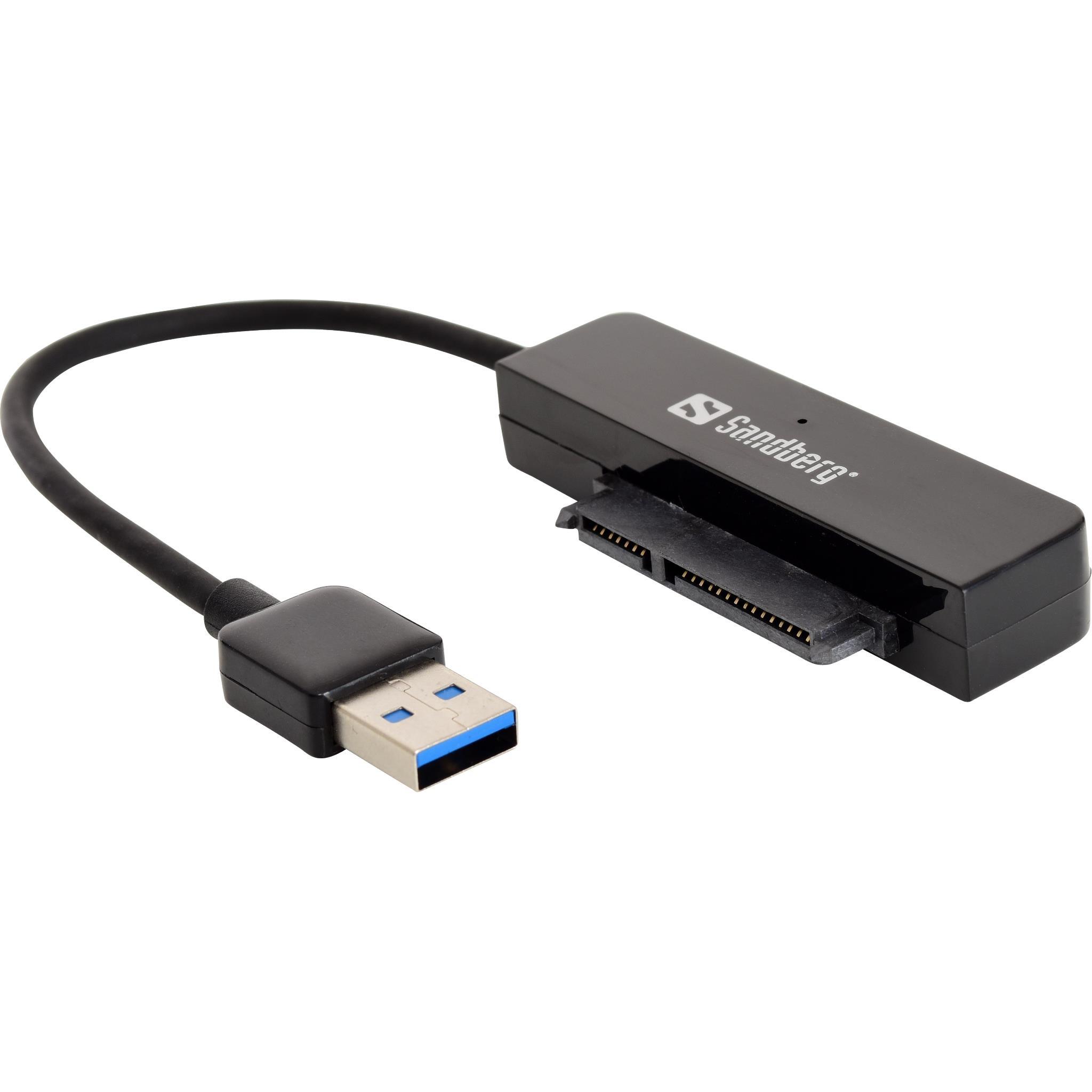 Thumbnail - Sandberg 133-87 (USB-A), Dockingstation + USB Hub, Schwarz