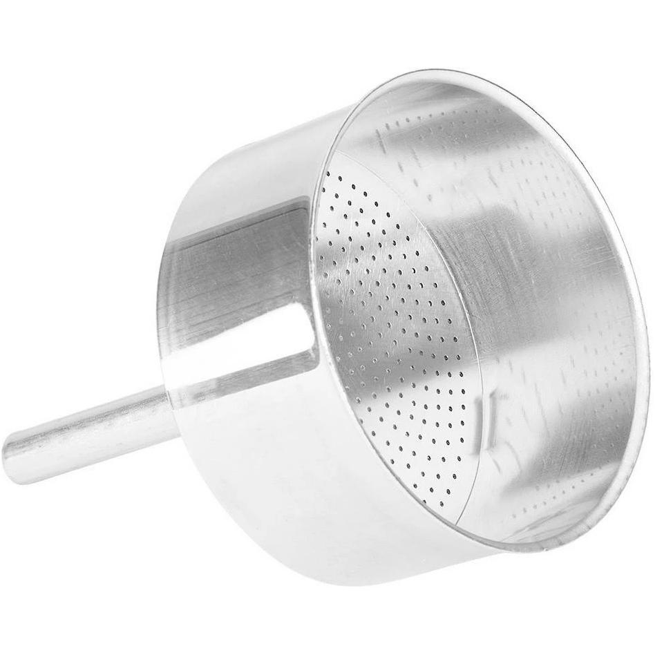 Bialetti Funnel Stainless Steel 4 Cups, Zubehör Kaffeemaschinen, Silber