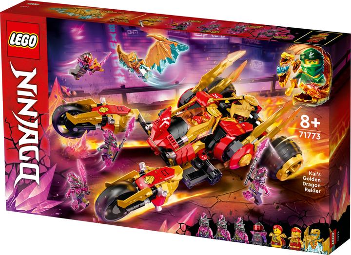 Productafbeelding LEGO Kai's Gouden Draken Raider (71773, LEGO Ninjago)