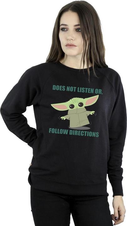 Produktbild Star Wars The Mandalorian Grogu Does Not Listen Sweatshirt (M)