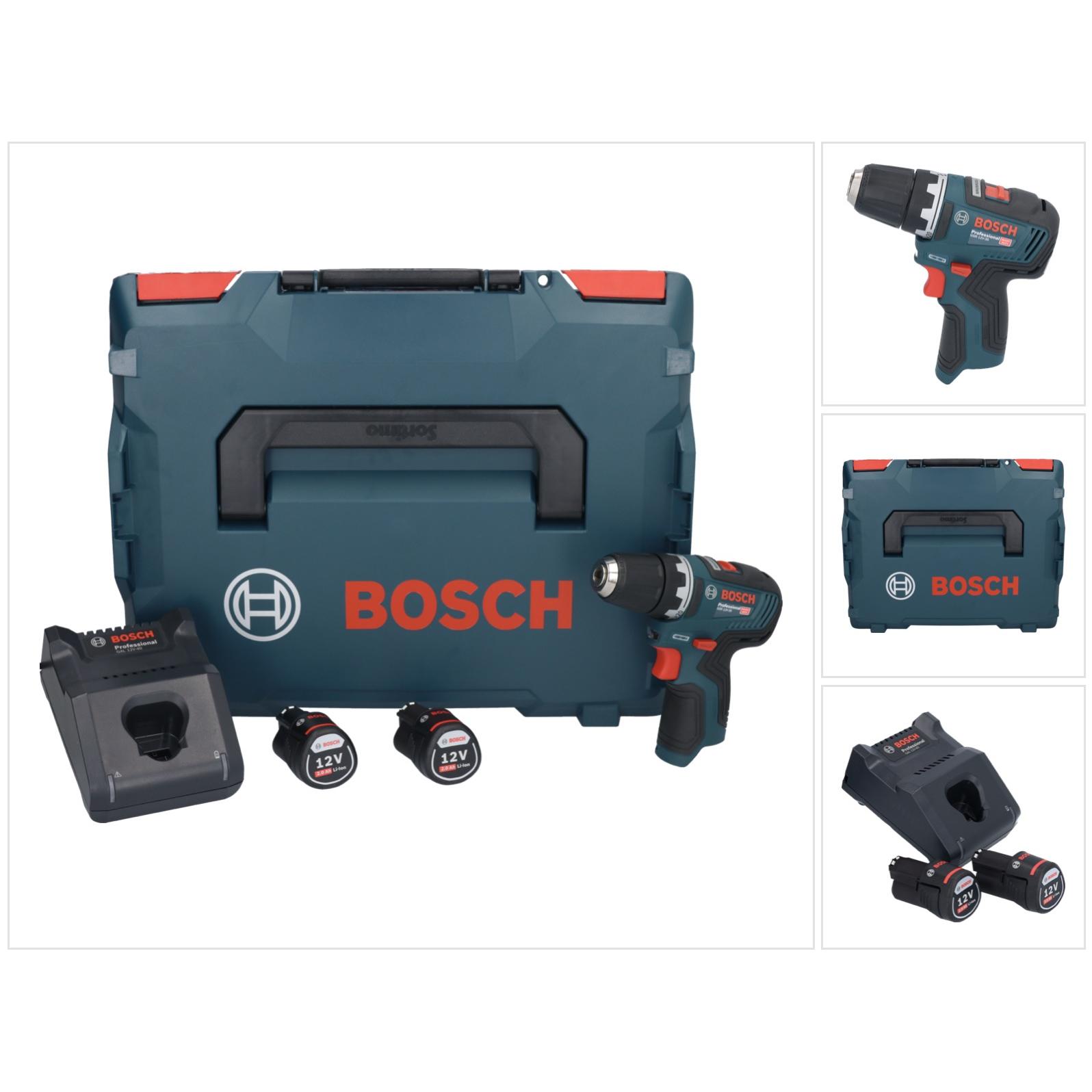 Bosch Professional, Bohrmaschine + Akkuschrauber, Bosch GSR 12V-35 Professional Akku Bohrschrauber 12 V 35 Nm Brushless ...
