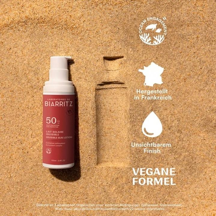 Immagine prodotto Laboratoires de Biarritz Invisibile (Latte solare, SPF 50, 100 ml)
