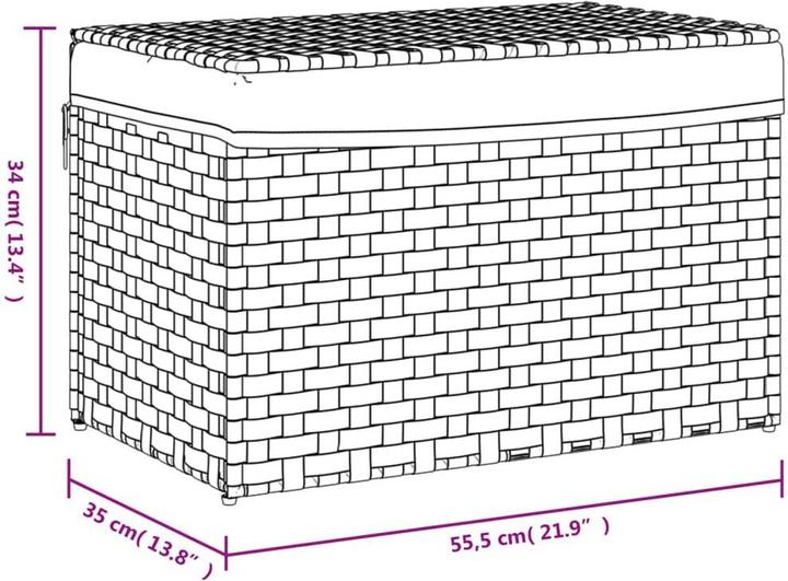Actual product image vidaXL Wäschekorb