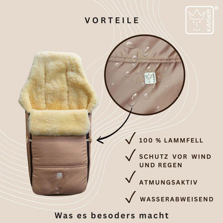 Image du produit Kaiser Baby Kaiser Lammfell Fusssack Dublas 2.0, sand