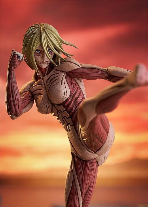 Actual product image Good Smile Company Attack on Titan Pop Up Parade PVC Statue Annie Leonhart: Female Titan Ver. L Size 24 cm
