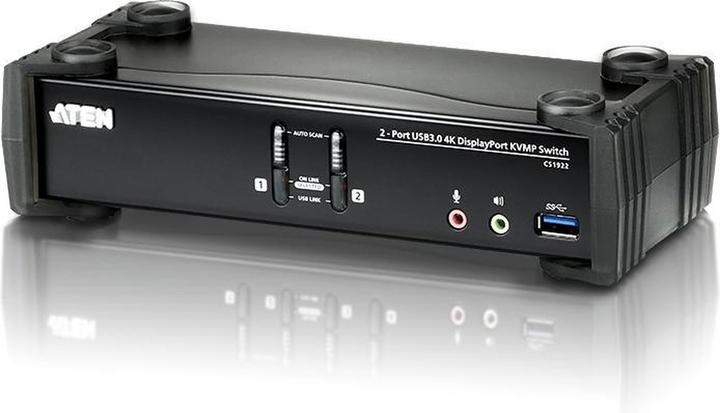 Aten CS1922 2-Port USB 3.1 Gen 1 4K DisplayPort 1.2 KVM