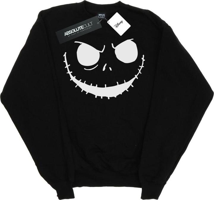 Produktbild Disney Nightmare Before Christmas Jack's Face Bold Sweatshirt Mädchen (104)