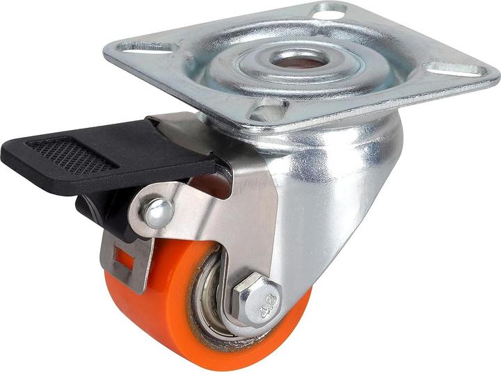 Image du produit Dörner + Helmer 450035 Schwerlast-Lenkrolle Rad-Durchmesser 35 mm Tragfähigkeit max. 100 kg 4 St