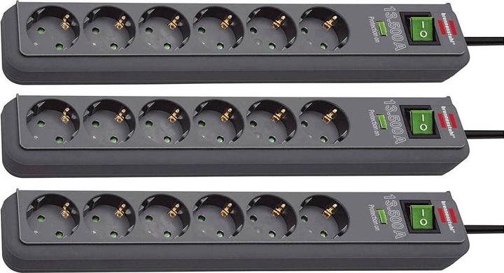 Produktbild Brennenstuhl 6fach Überspannungsschutz-Steckdosenleiste (6x, 1.50 m)