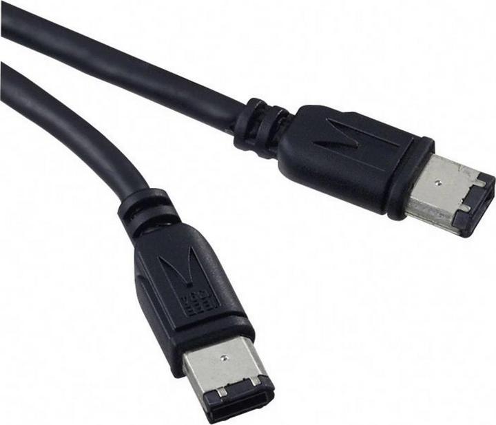 Actual product image Digitus ASSMANN FireWire 400 connection cable 6pin St/St 3,0m IEEE 1394-2008 sw (3 m, FireWire)