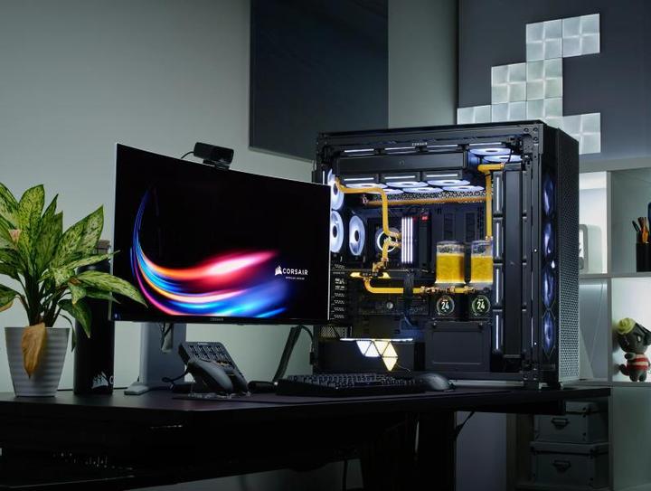 Actual product image Corsair iCUE LINK 9000D AIRFLOW TG (ATX, E-ATX, mATX, Mini-ITX, SSI EEB)